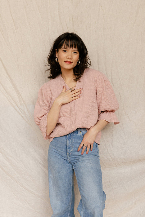 bluzka | annika pale pink