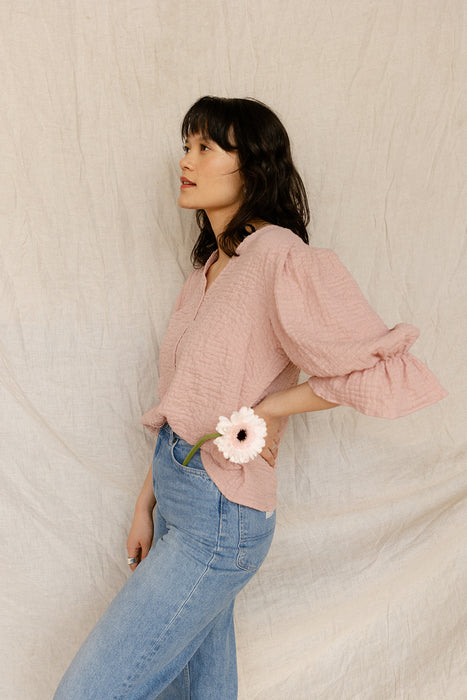 bluzka | annika pale pink