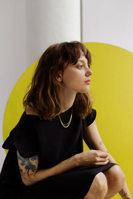 dress | emerald glow