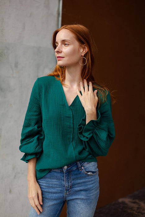 bluzka | odile green