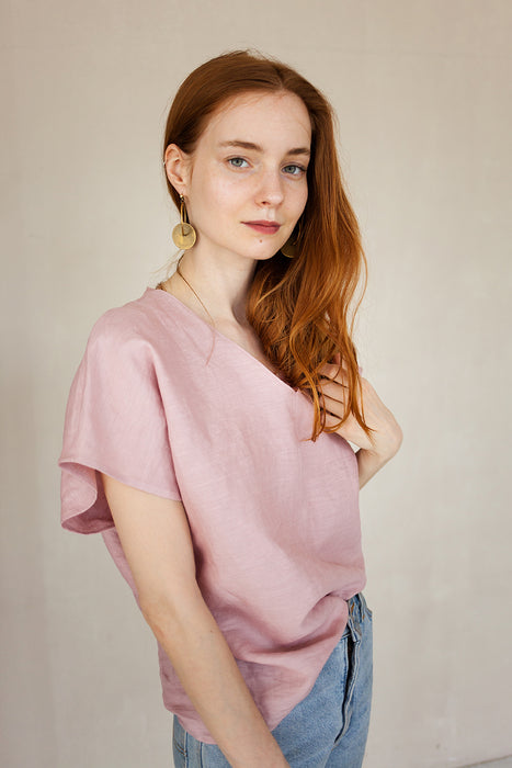 blouse | elise pink