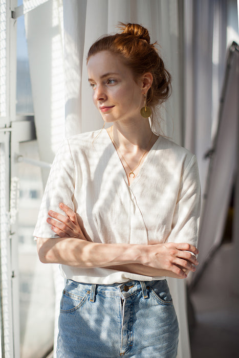 blouse | elise black