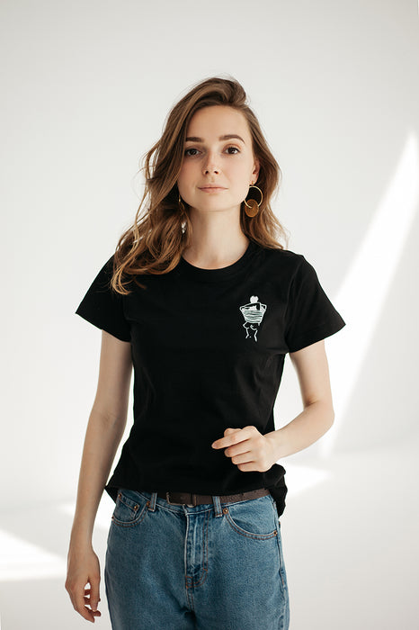 t-shirt | femme one czarna